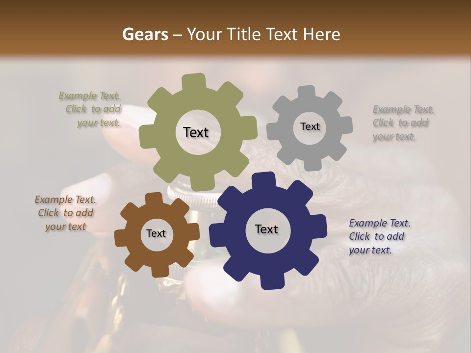 Black Man And Trumpet PowerPoint Template