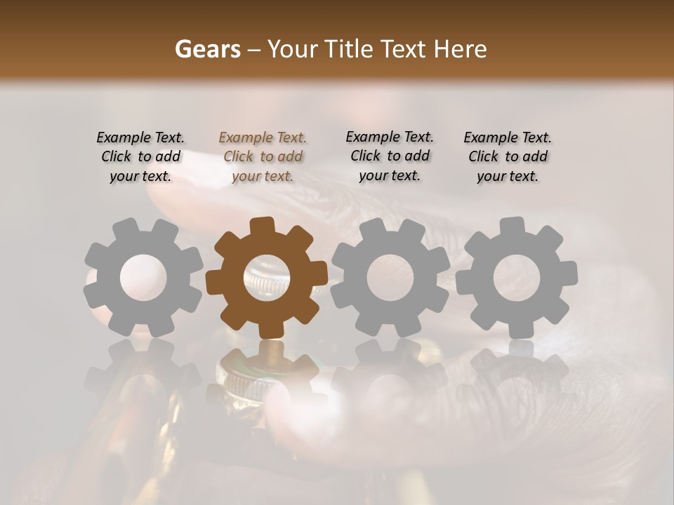 Black Man And Trumpet PowerPoint Template