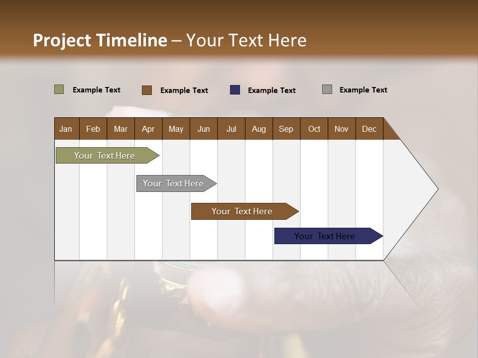 Black Man And Trumpet PowerPoint Template