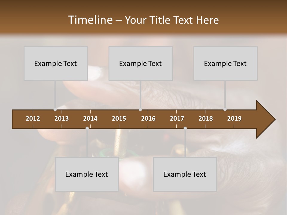 Black Man And Trumpet PowerPoint Template