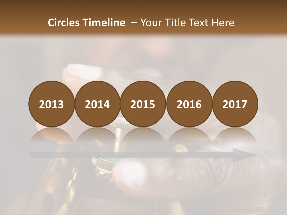 Black Man And Trumpet PowerPoint Template