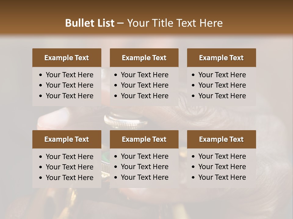 Black Man And Trumpet PowerPoint Template