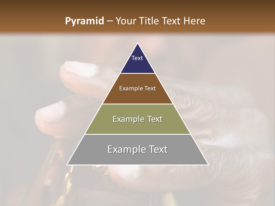 Black Man And Trumpet PowerPoint Template