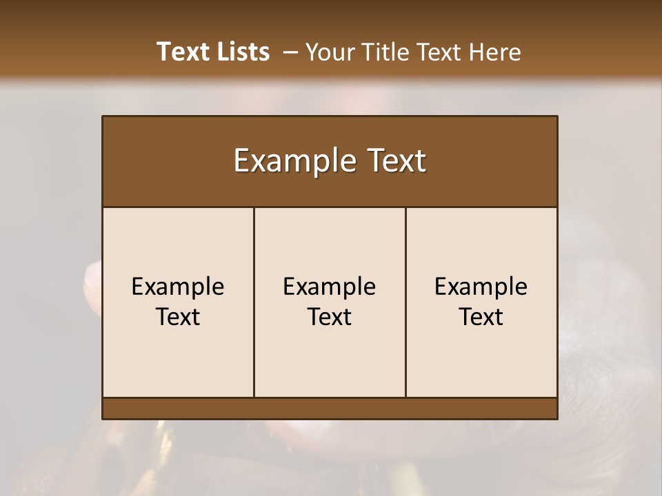 Black Man And Trumpet PowerPoint Template