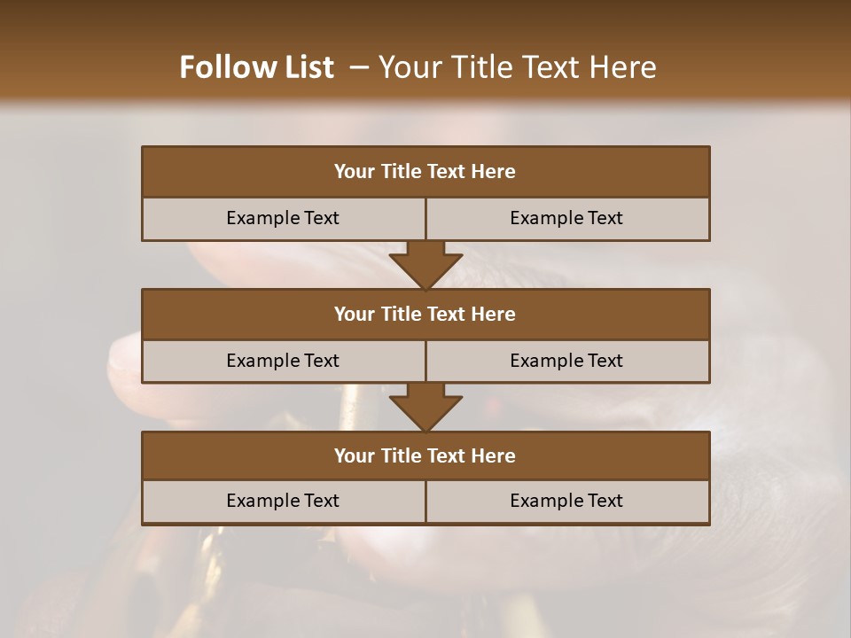 Black Man And Trumpet PowerPoint Template