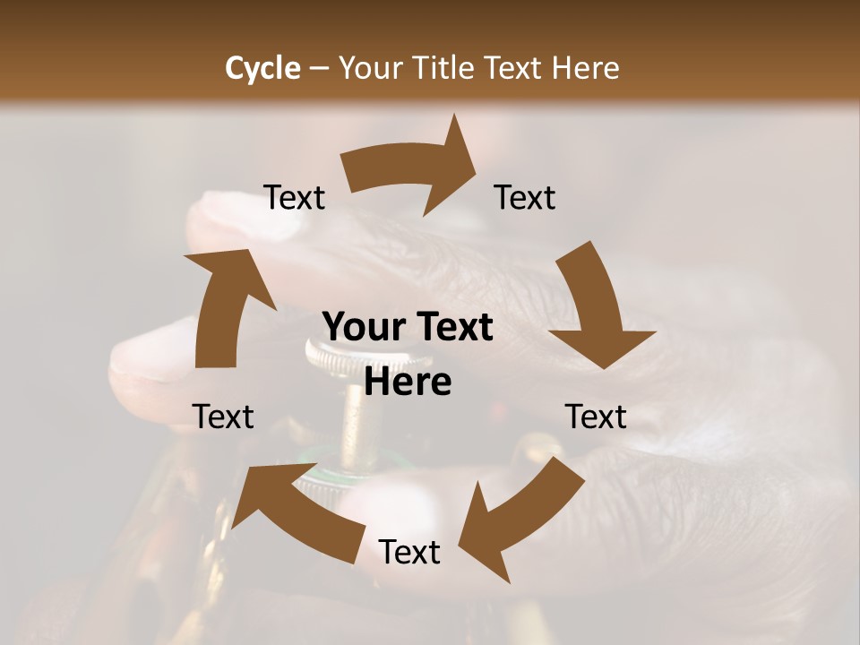 Black Man And Trumpet PowerPoint Template