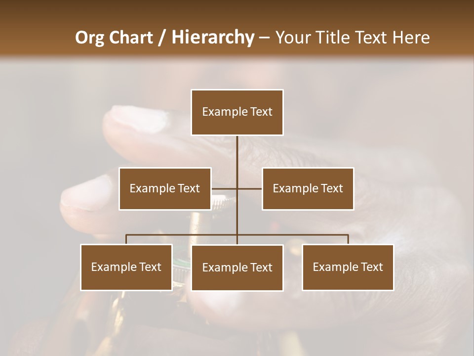 Black Man And Trumpet PowerPoint Template