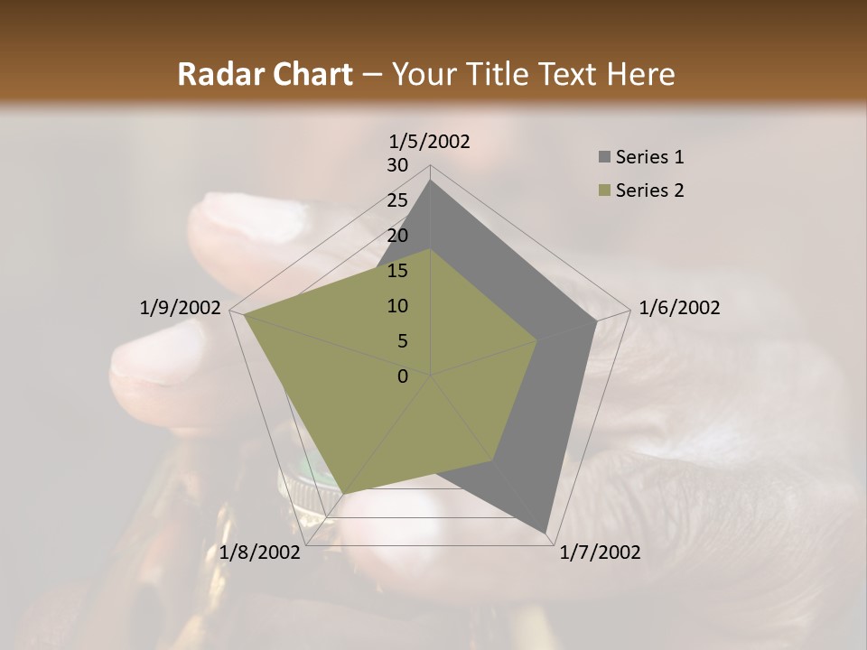 Black Man And Trumpet PowerPoint Template
