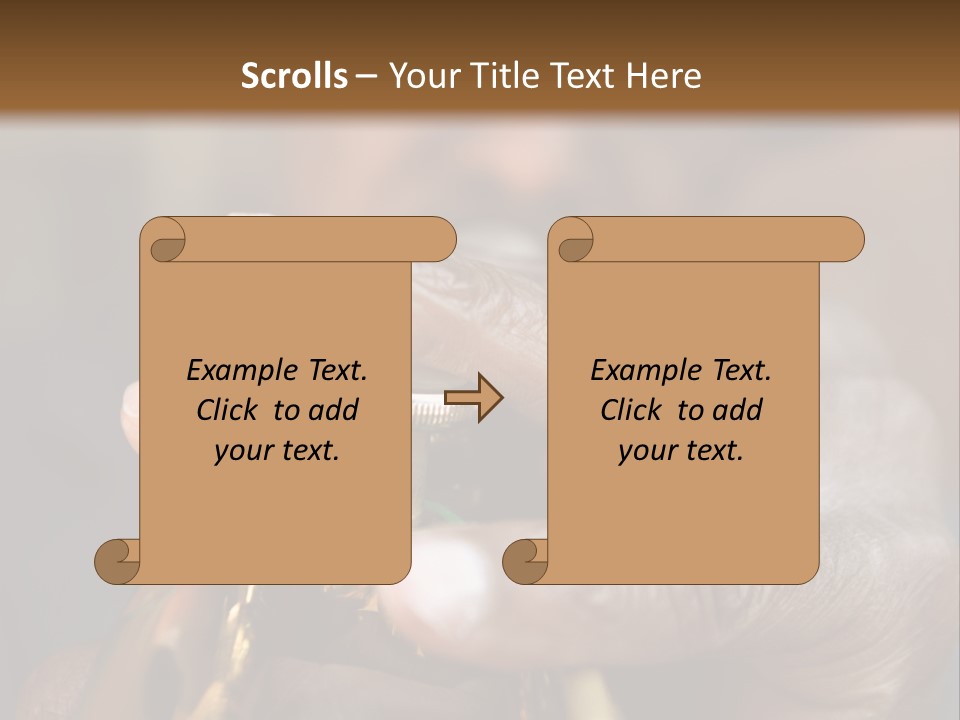 Black Man And Trumpet PowerPoint Template