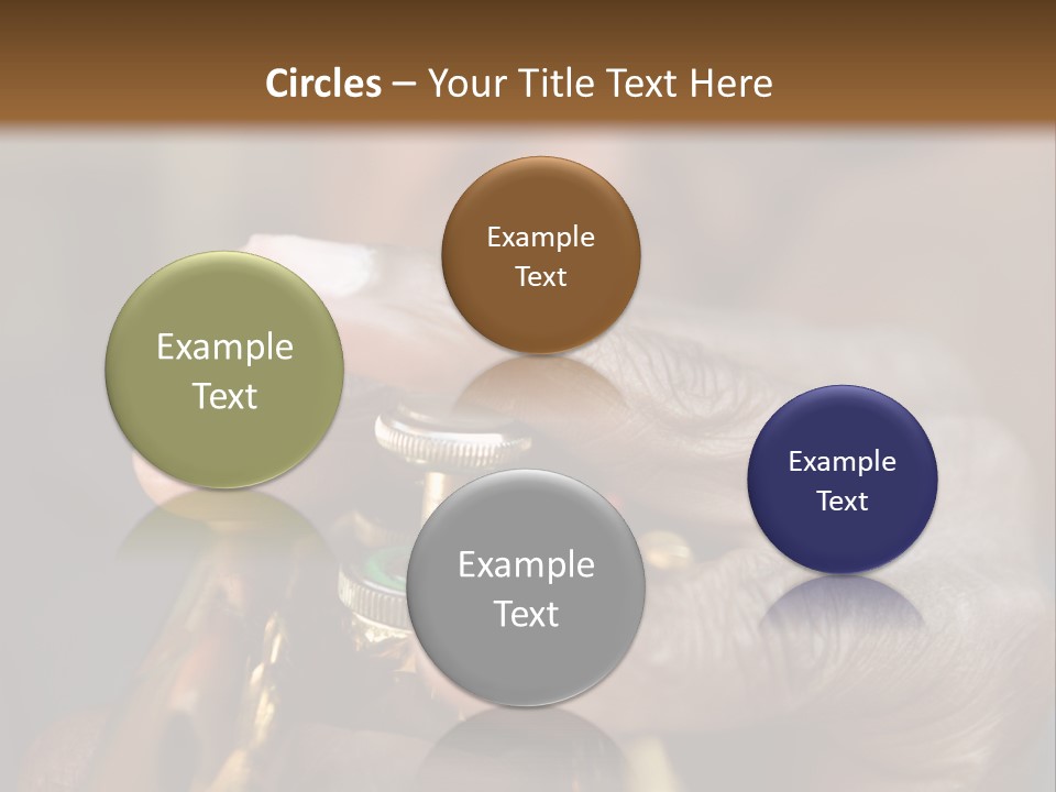 Black Man And Trumpet PowerPoint Template