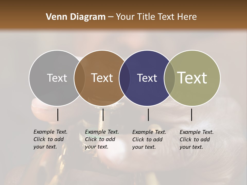 Black Man And Trumpet PowerPoint Template