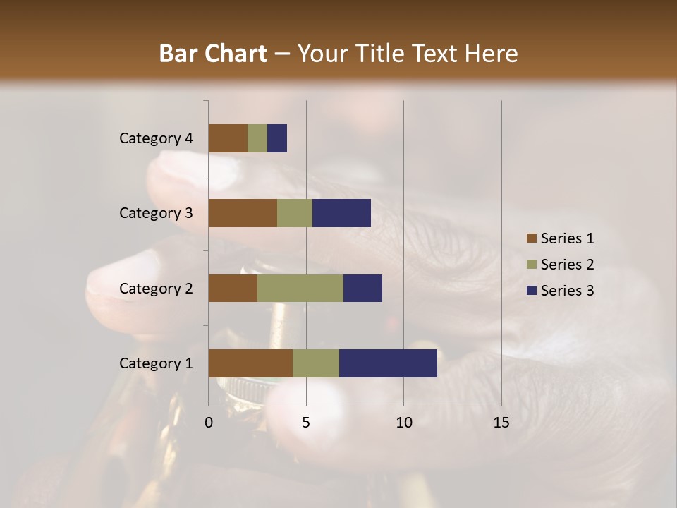 Black Man And Trumpet PowerPoint Template
