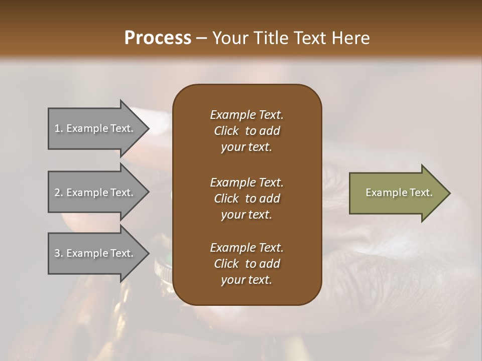 Black Man And Trumpet PowerPoint Template
