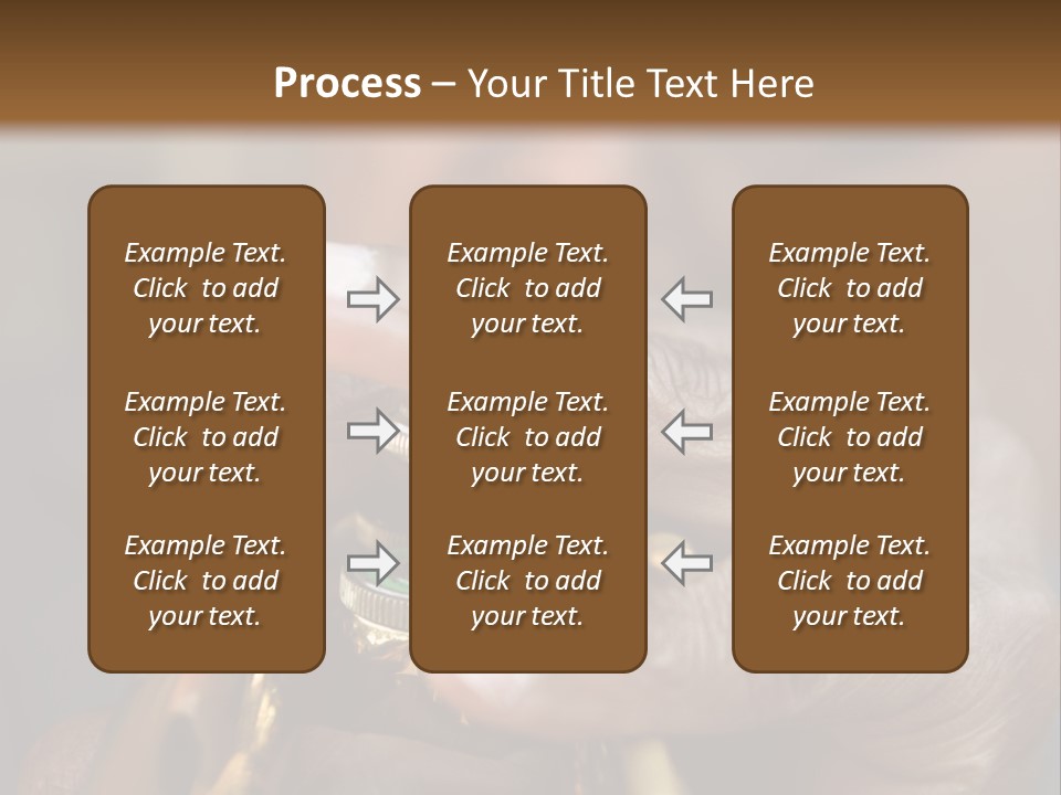 Black Man And Trumpet PowerPoint Template