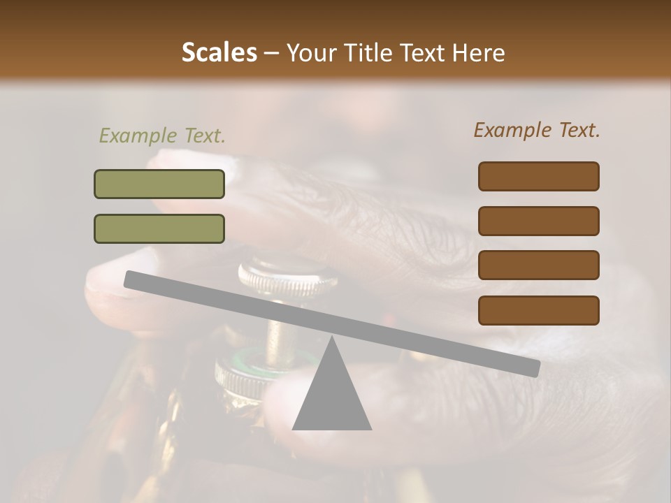 Black Man And Trumpet PowerPoint Template