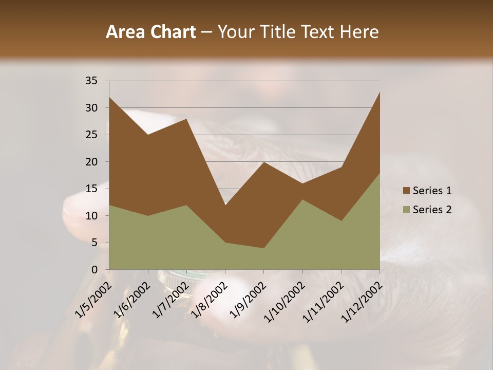 Black Man And Trumpet PowerPoint Template