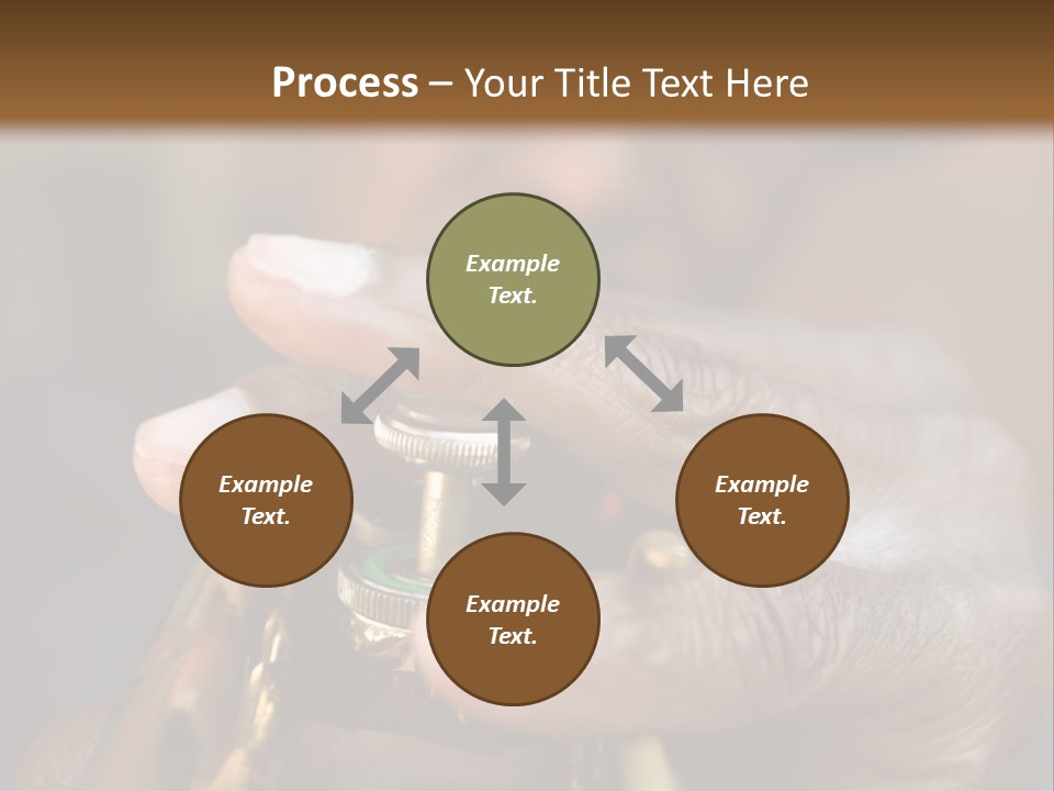 Black Man And Trumpet PowerPoint Template