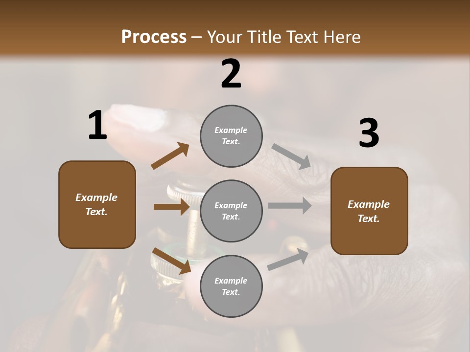 Black Man And Trumpet PowerPoint Template
