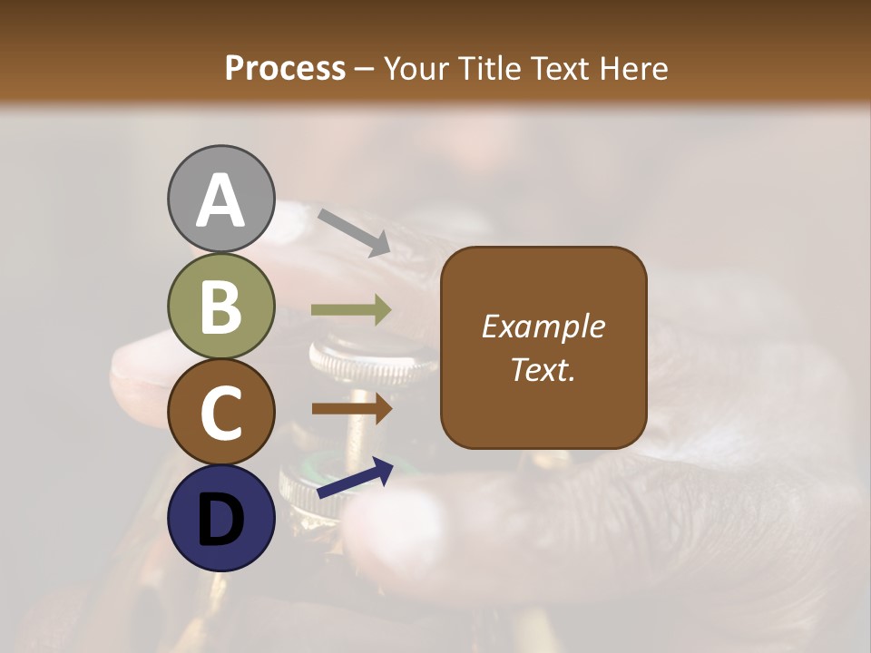 Black Man And Trumpet PowerPoint Template