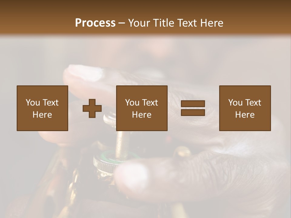 Black Man And Trumpet PowerPoint Template