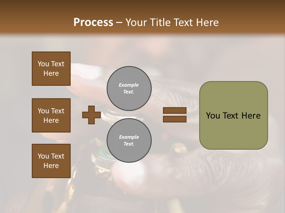 Black Man And Trumpet PowerPoint Template