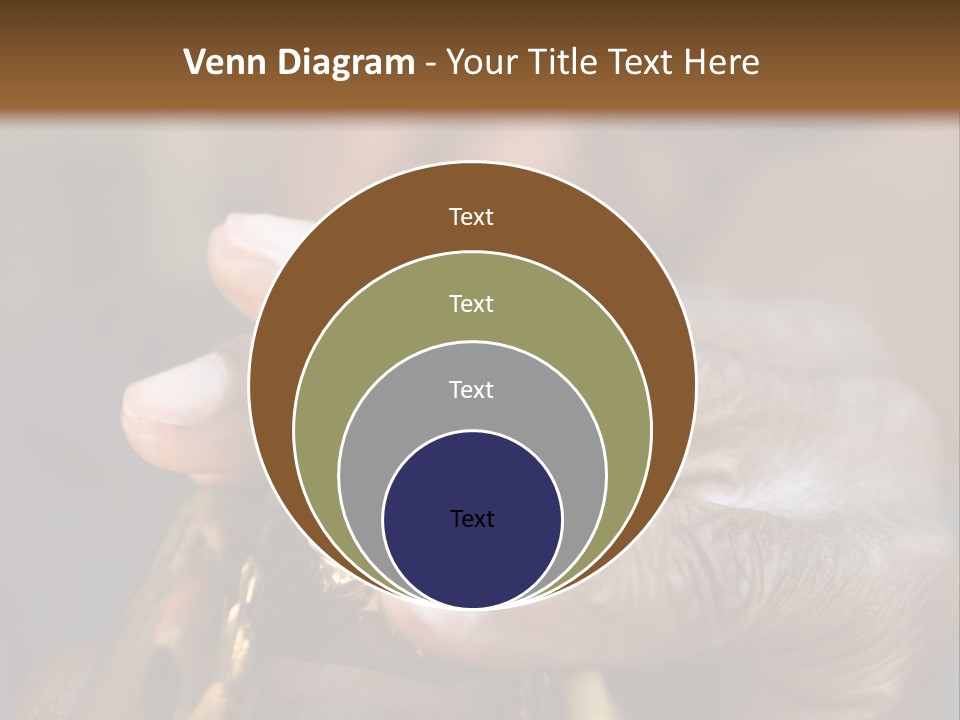 Black Man And Trumpet PowerPoint Template