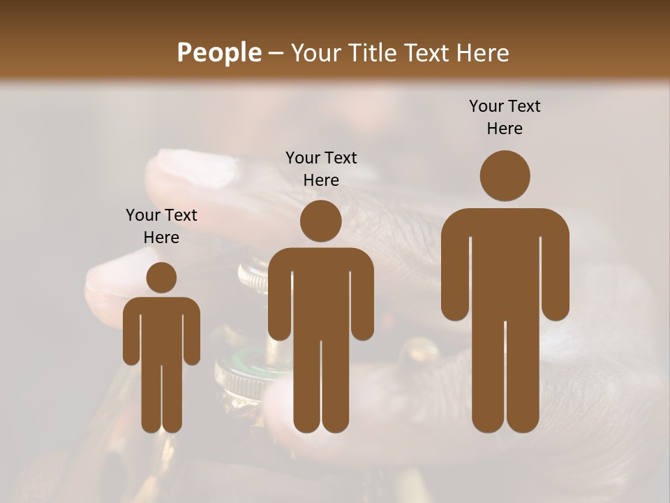 Black Man And Trumpet PowerPoint Template