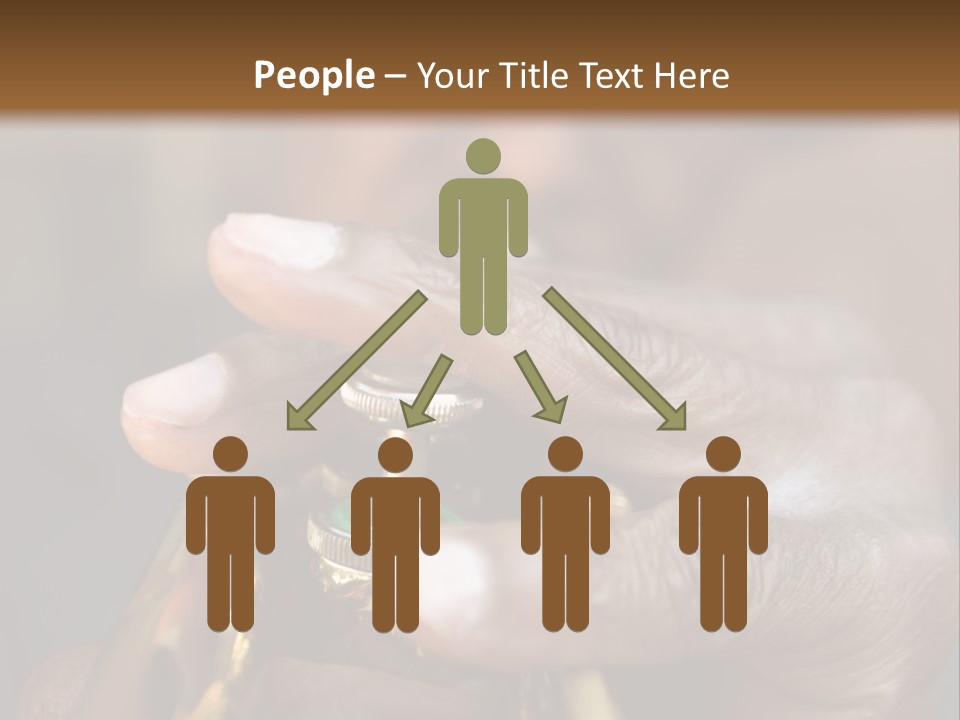 Black Man And Trumpet PowerPoint Template