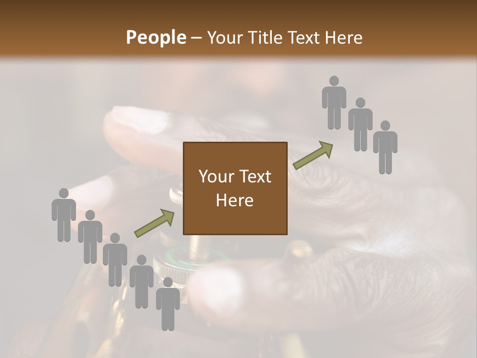 Black Man And Trumpet PowerPoint Template
