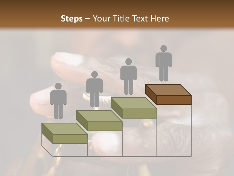 Black Man And Trumpet PowerPoint Template