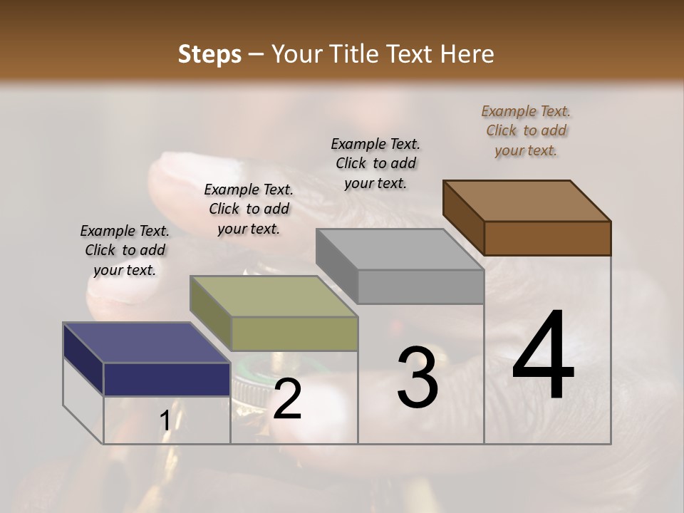 Black Man And Trumpet PowerPoint Template