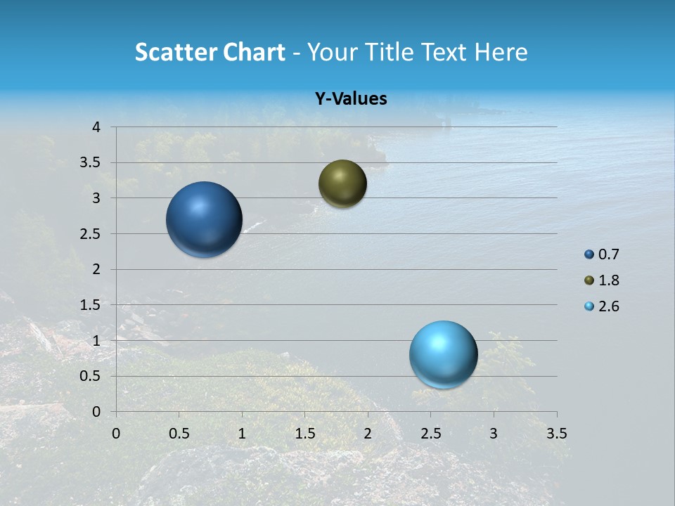 Overview Of Several Bays On Lake Superior North Shore. More With Keyword Series14 PowerPoint Template