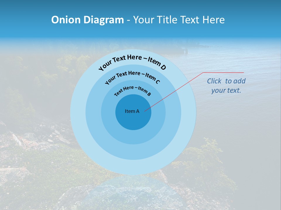 Overview Of Several Bays On Lake Superior North Shore. More With Keyword Series14 PowerPoint Template