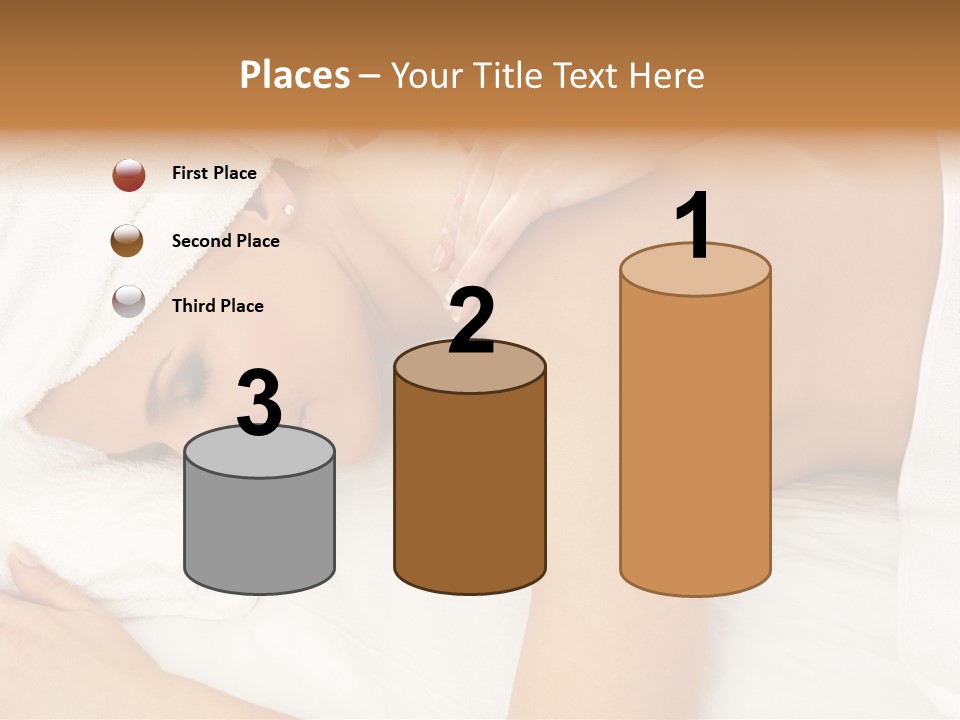 Lovely Lady In Massage Salon PowerPoint Template