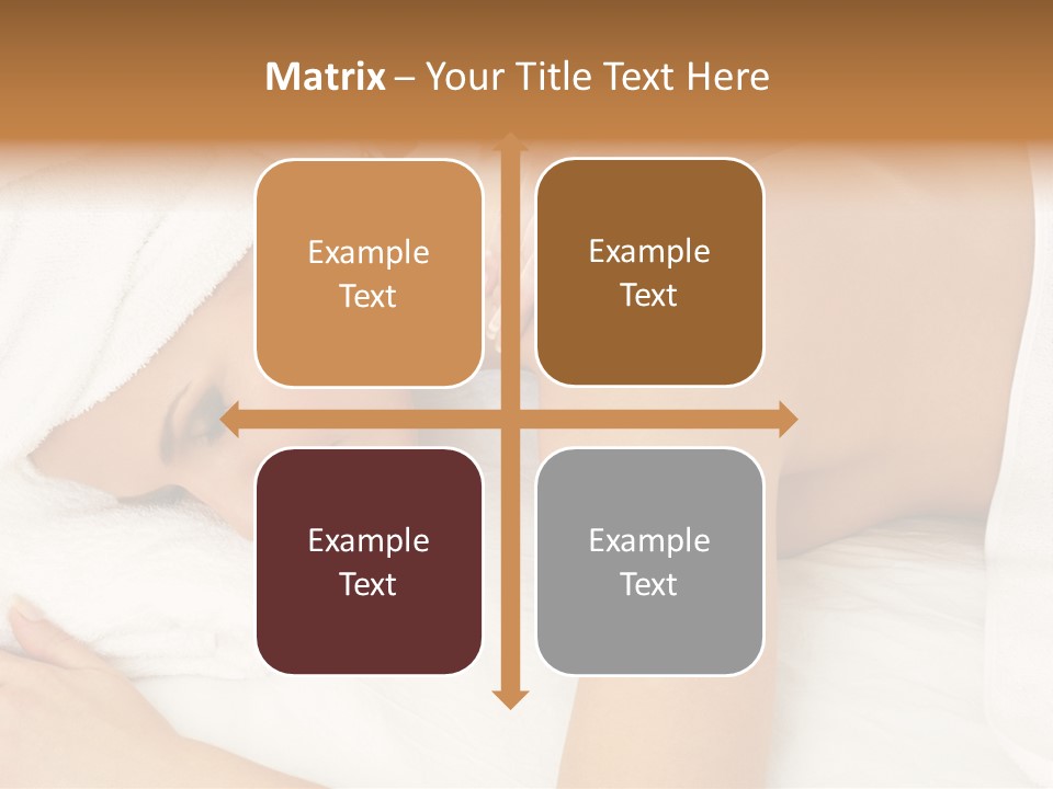 Lovely Lady In Massage Salon PowerPoint Template