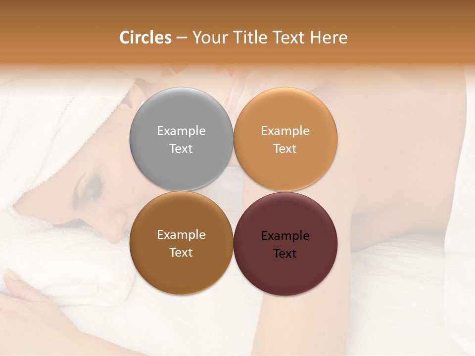 Lovely Lady In Massage Salon PowerPoint Template