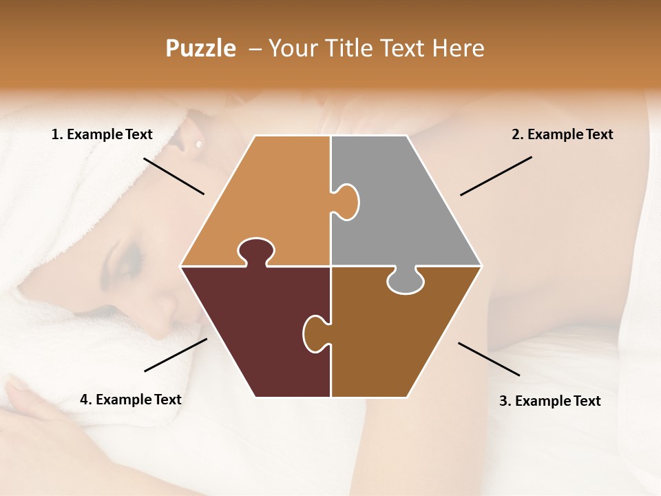 Lovely Lady In Massage Salon PowerPoint Template