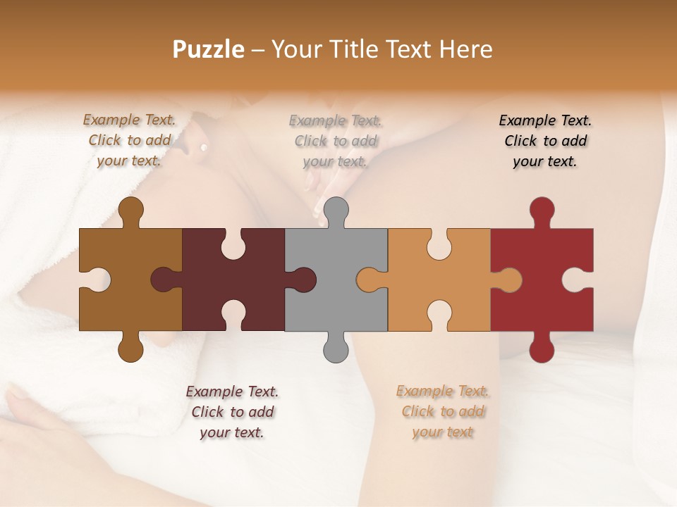 Lovely Lady In Massage Salon PowerPoint Template