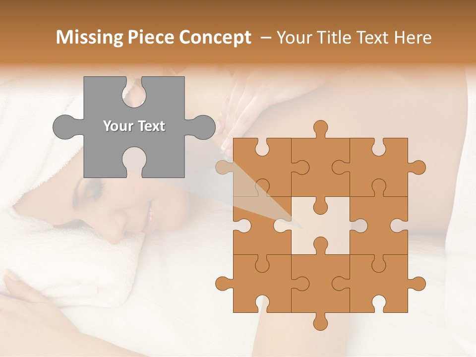 Lovely Lady In Massage Salon PowerPoint Template