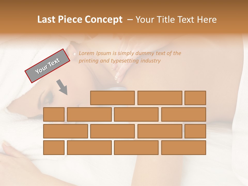 Lovely Lady In Massage Salon PowerPoint Template