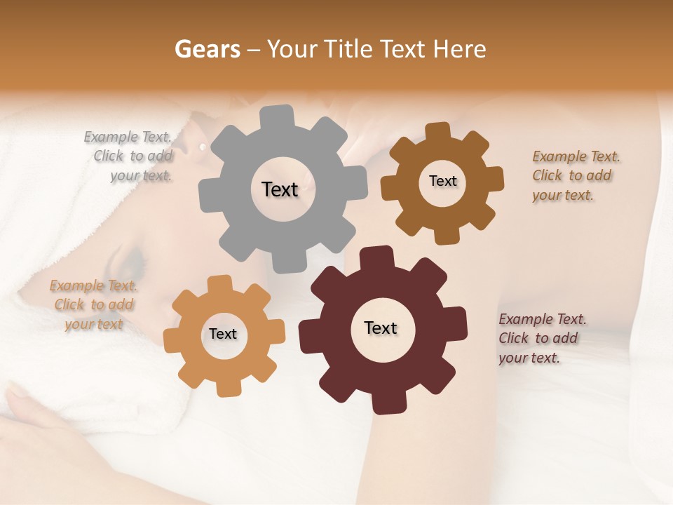 Lovely Lady In Massage Salon PowerPoint Template