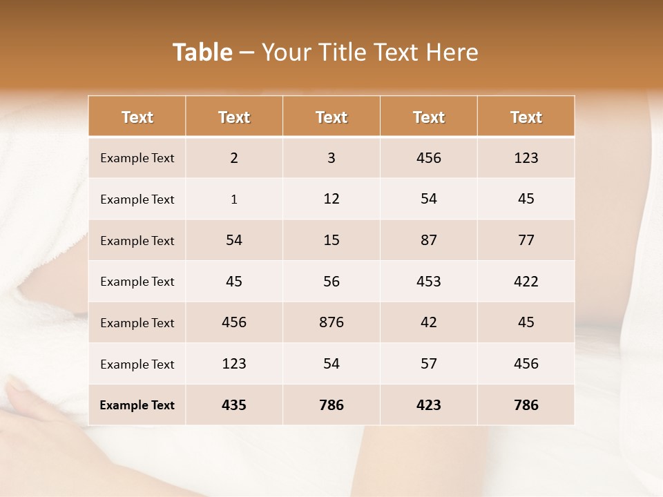 Lovely Lady In Massage Salon PowerPoint Template