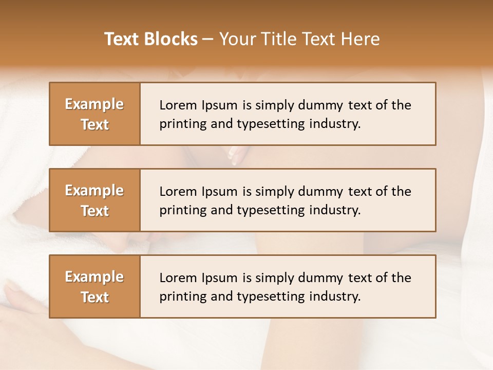 Lovely Lady In Massage Salon PowerPoint Template