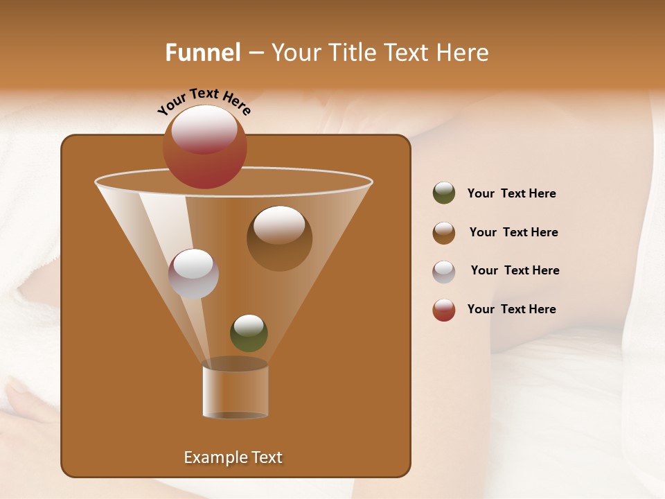 Lovely Lady In Massage Salon PowerPoint Template