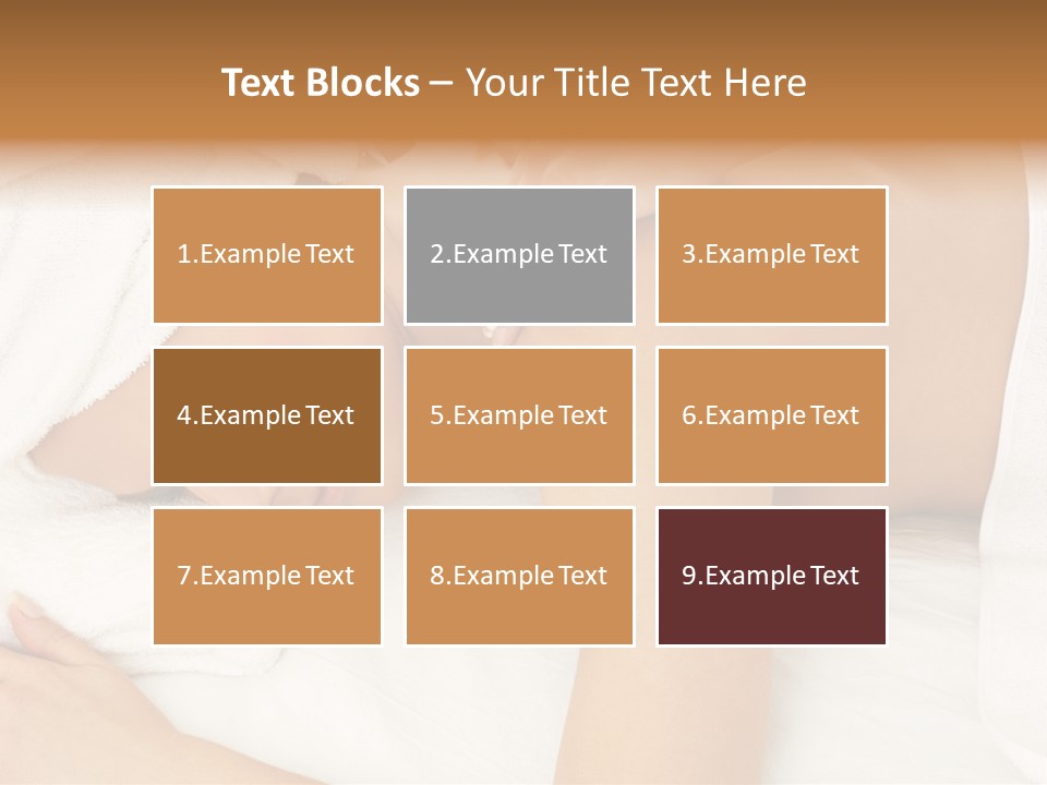 Lovely Lady In Massage Salon PowerPoint Template