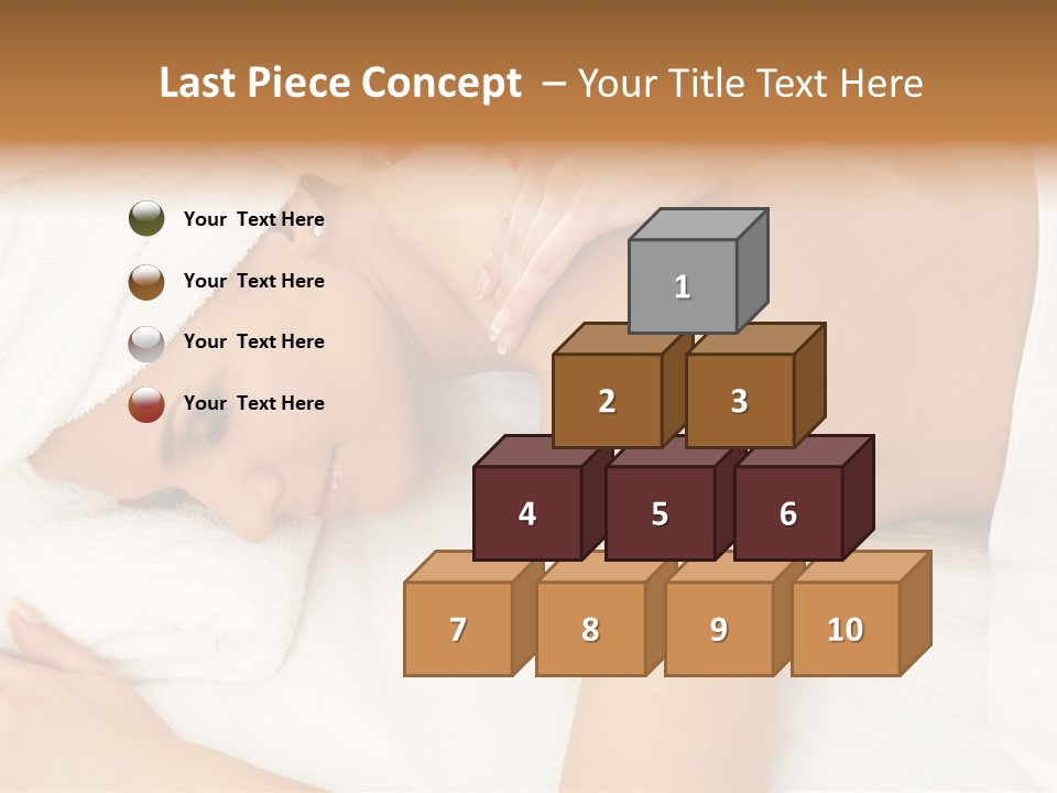 Lovely Lady In Massage Salon PowerPoint Template