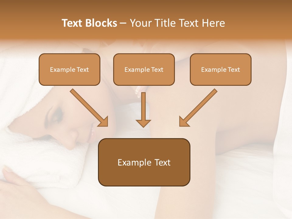 Lovely Lady In Massage Salon PowerPoint Template