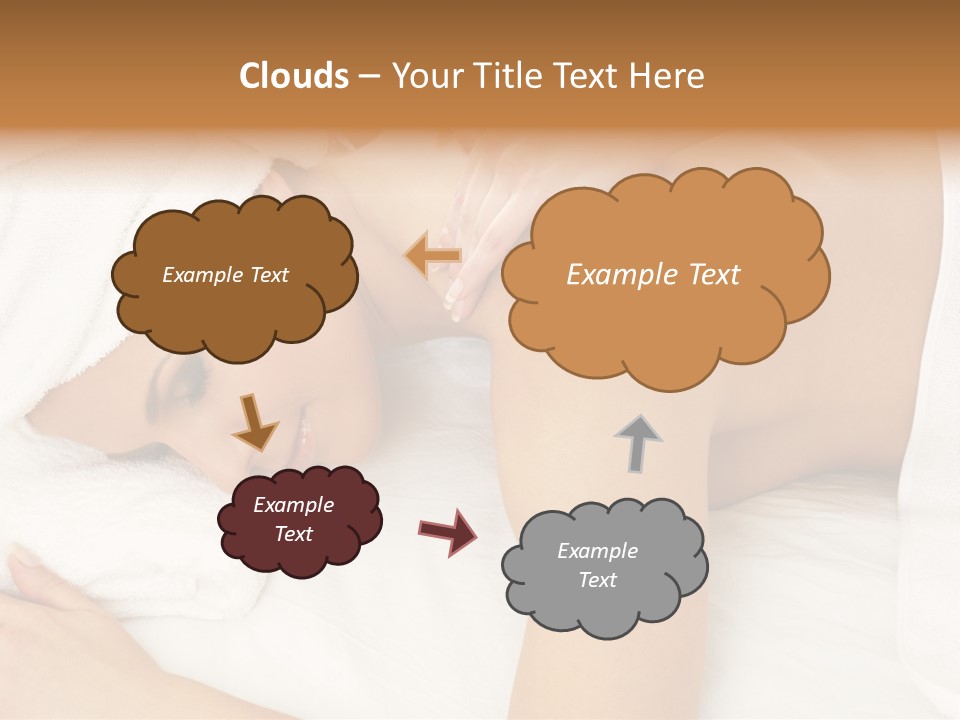 Lovely Lady In Massage Salon PowerPoint Template