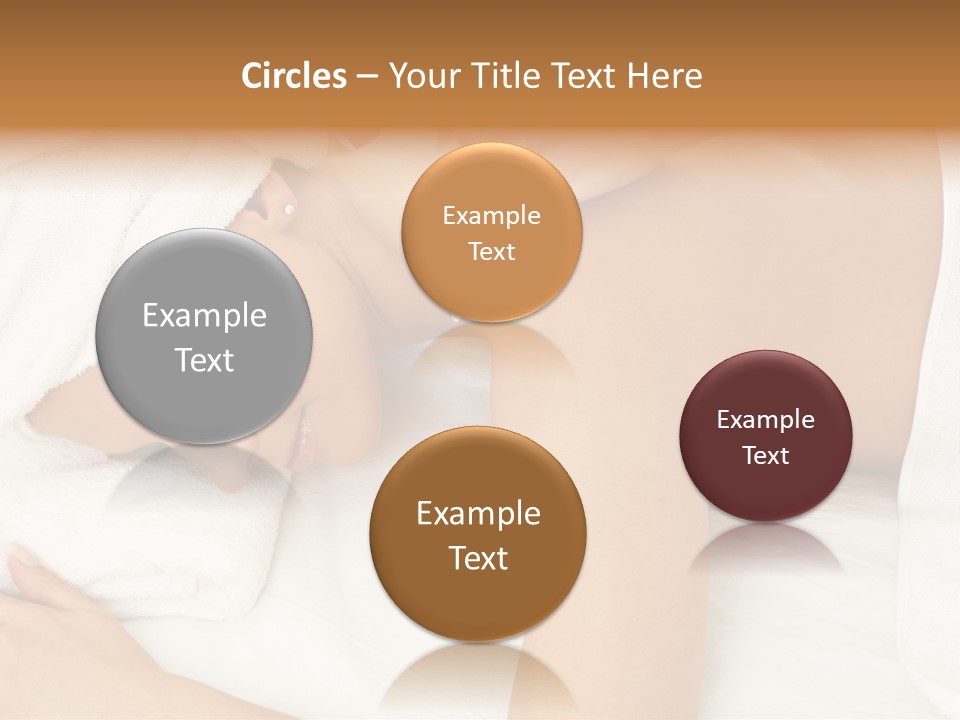 Lovely Lady In Massage Salon PowerPoint Template