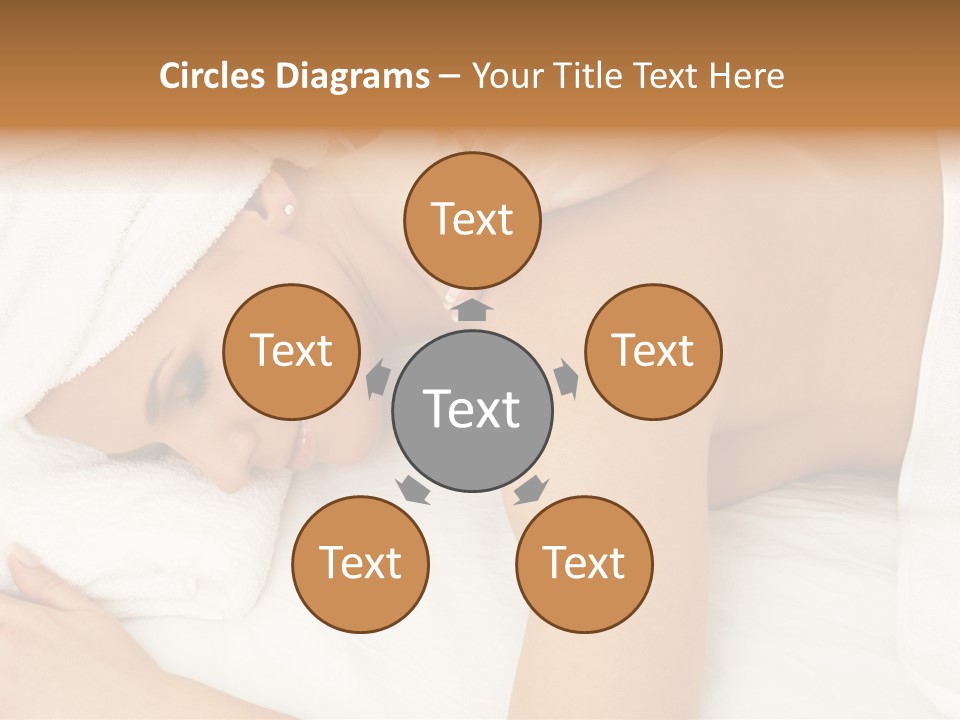 Lovely Lady In Massage Salon PowerPoint Template